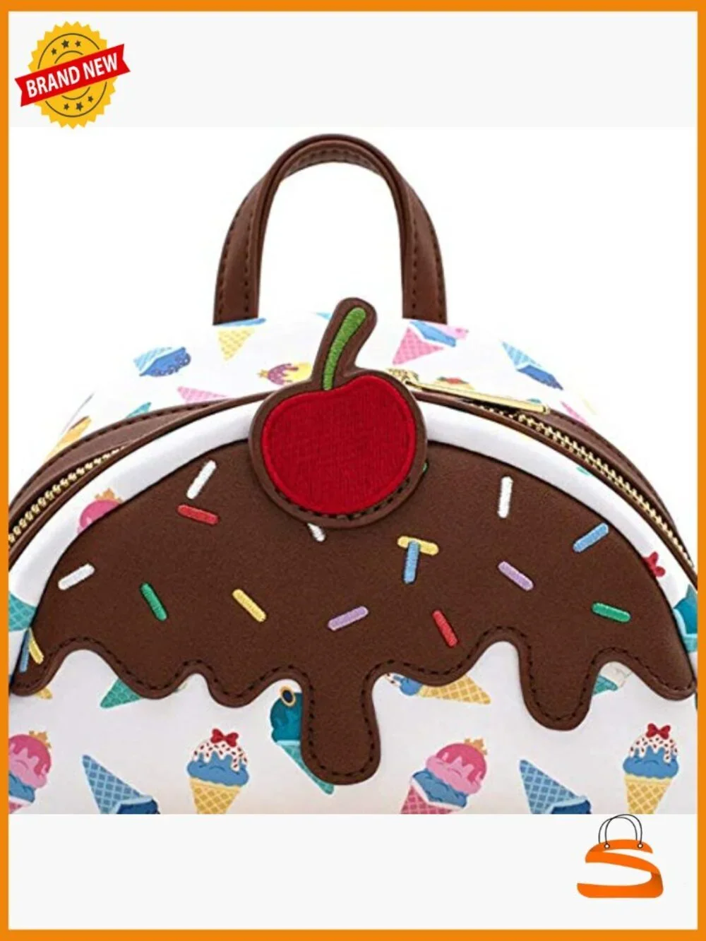 Disney Princess Ice Cream Mini-Backpack Faux Leather